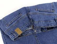 Name It medium blue denim midi nederdel